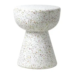 Mesa auxiliar Terrazzo Ø35 cm, Terrazo multicolor