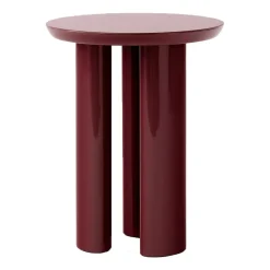 Mesa auxiliar Tung JA3, burgundy red