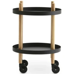 Mesa Block Ø45 cm, negro