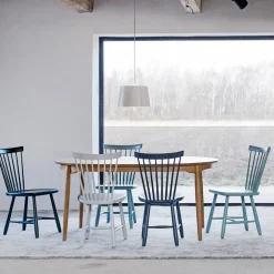 Mesa Carl Ø115, extensible, Roble aceitado natural