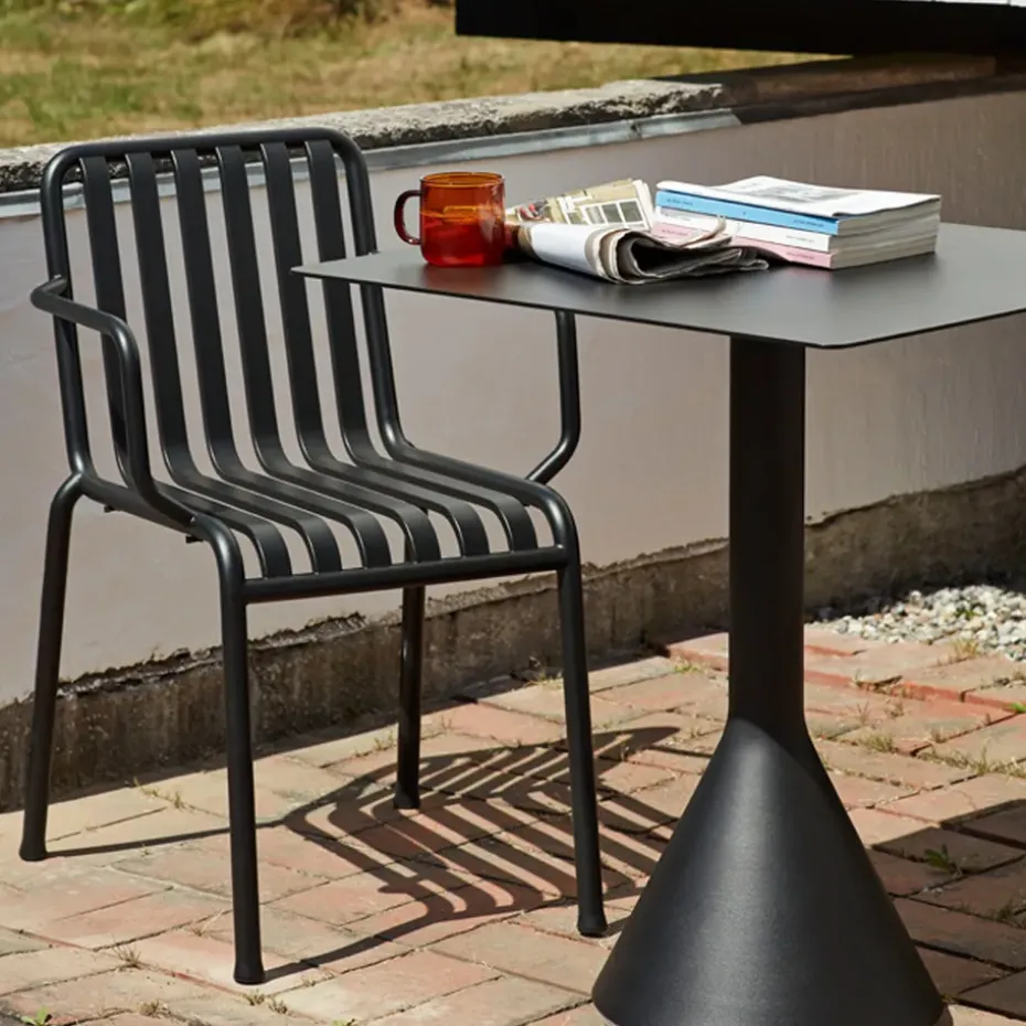 Mesa cuadrada de café 65x65 cm Palissade Cone, Anthracite
