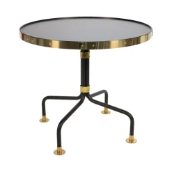 Mesa de café 12, Negro-latón