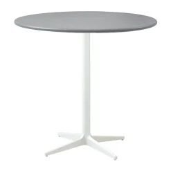 Mesa de café Drop Ø80 cm, Light grey-white