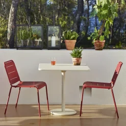 Mesa de café Go 75x75 cm, White-white