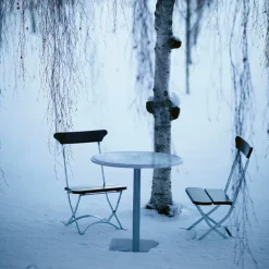 Mesa de café Lund Ø65 cm, Aluminio, Ø65cm