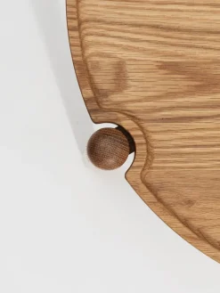 Mesa de centro Aria, Roble, Ø60x37 cm