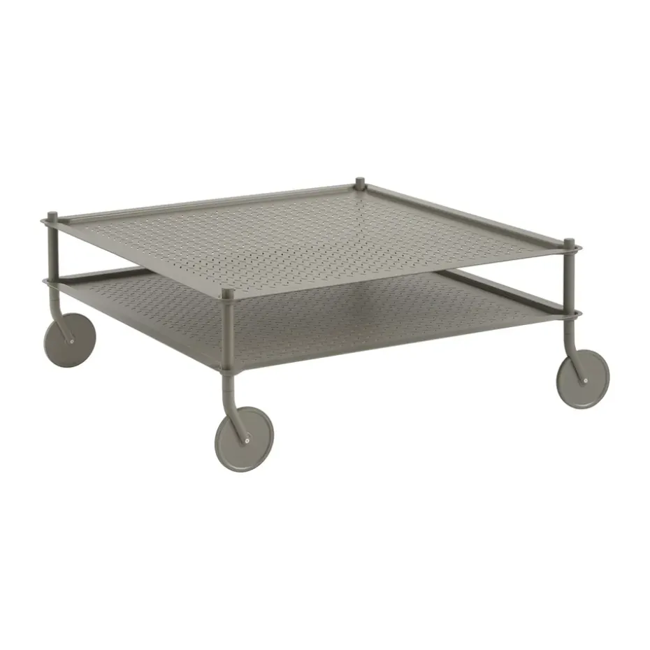 Mesa de centro Flow 95x95 cm, Taupe