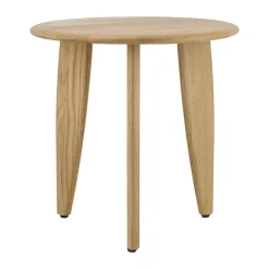 Mesa de centro Lyckeby Ø45x44 cm, Naturlackad ek