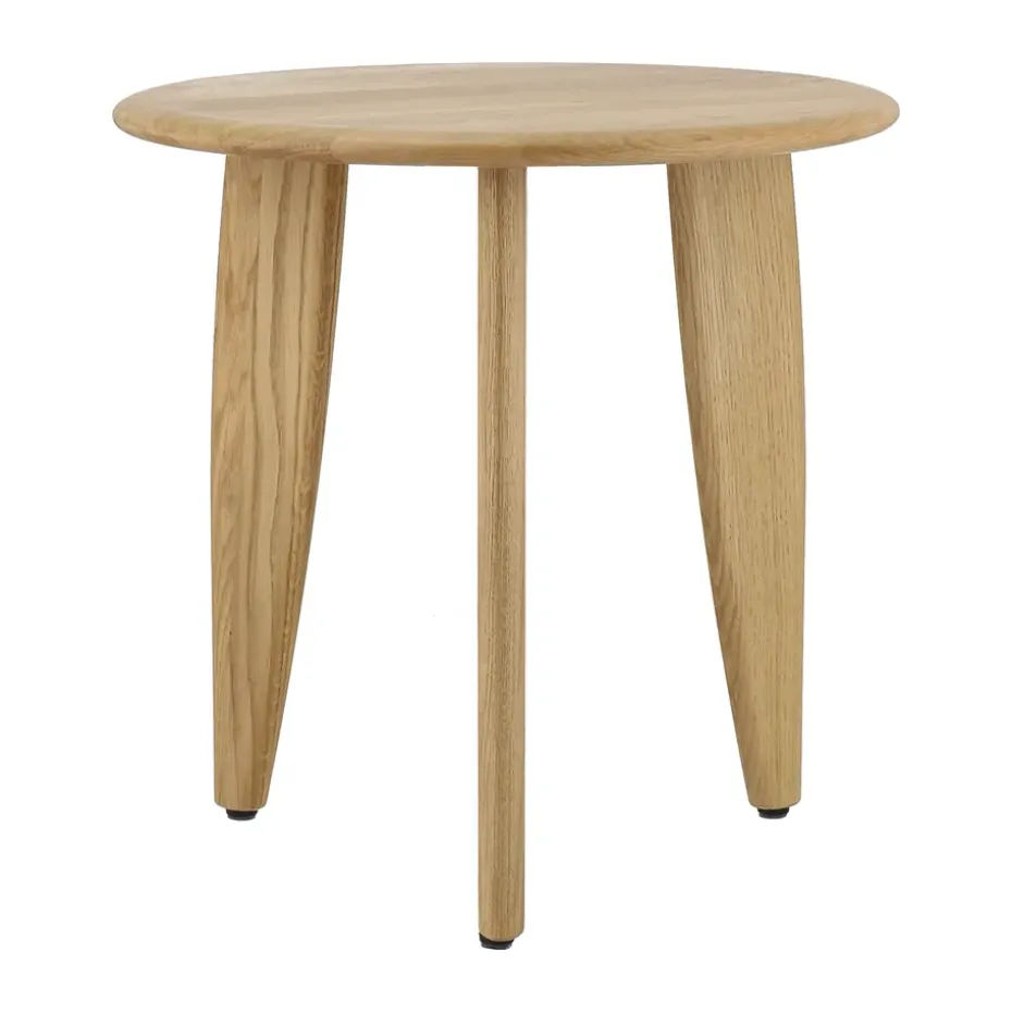 Mesa de centro Lyckeby Ø45x44 cm, Naturlackad ek