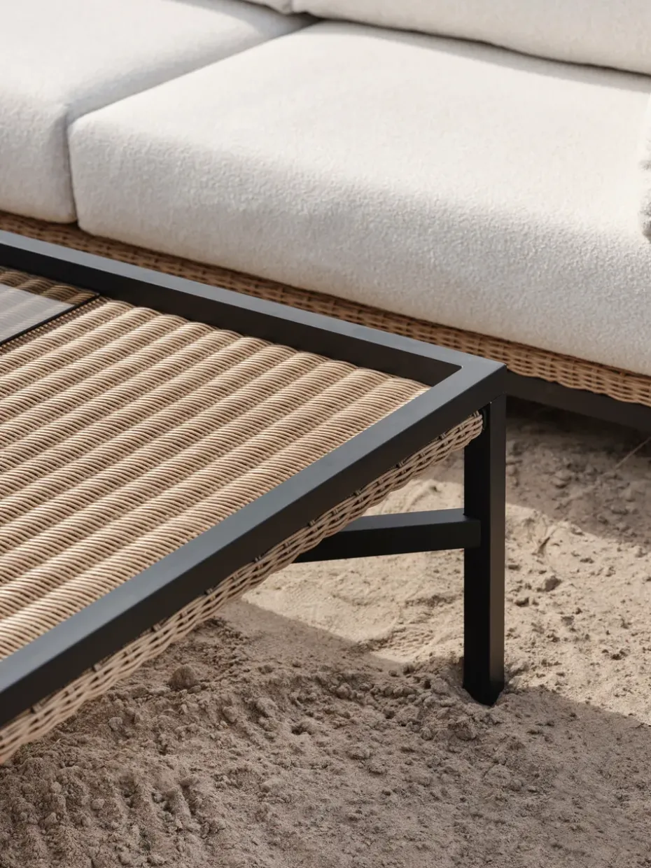 Mesa de centro Shell, Negro