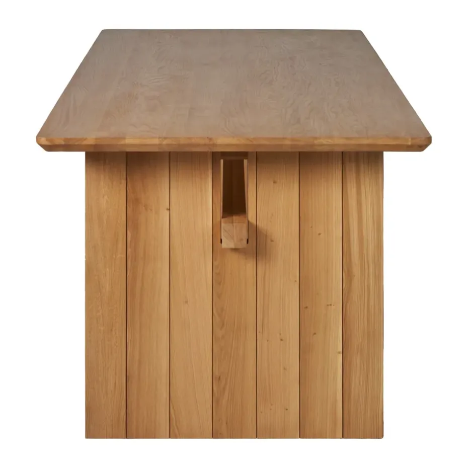 Mesa de comedor Berghem 90x220 cm, Laqurered oak