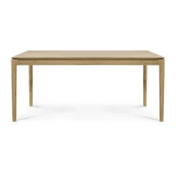 Mesa de comedor Bok, Roble lacado, 180x90 cm
