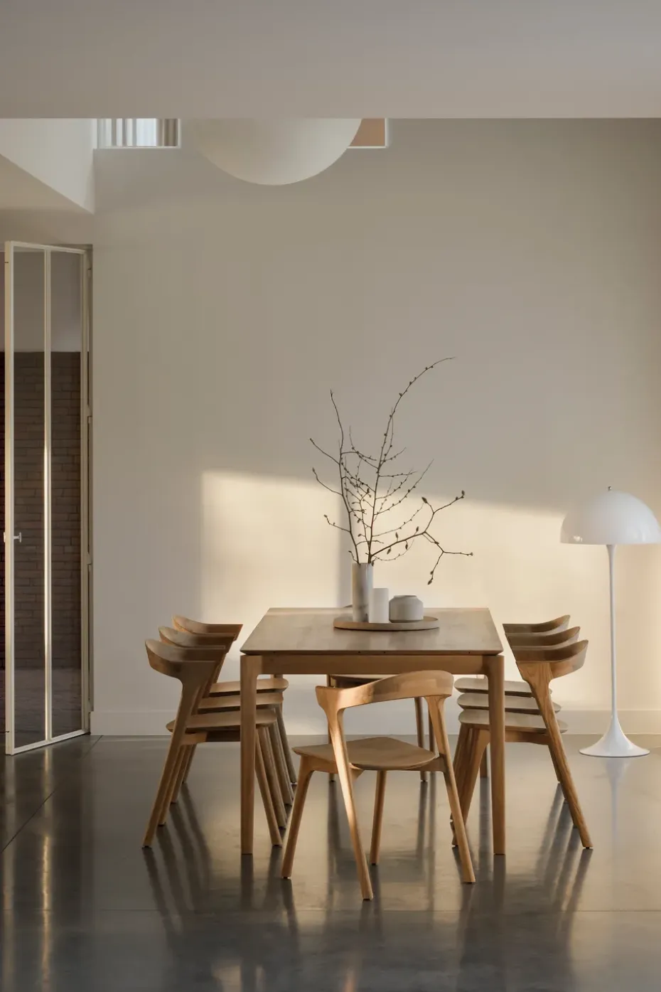 Mesa de comedor Bok 200x95 cm, Roble con aceite duro encerado