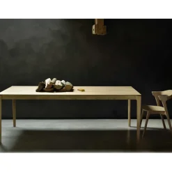 Mesa de comedor Bok 200x95 cm, Roble con aceite duro encerado