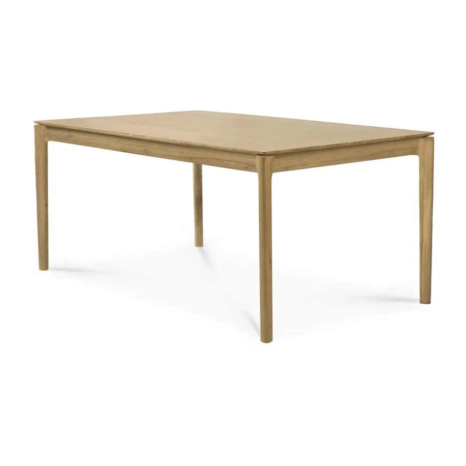Mesa de comedor extensible Bok , Roble lacado, 90x140/220 cm