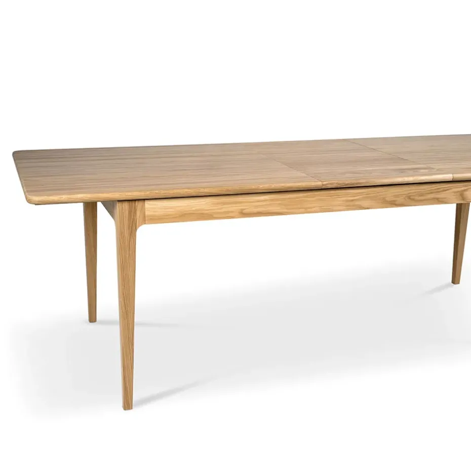 Mesa de comedor Höllviken, Roble blanqueado con laca mate