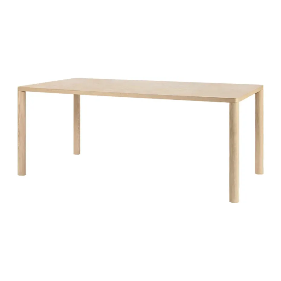 Mesa de comedor Log 90x180 cm, Roble