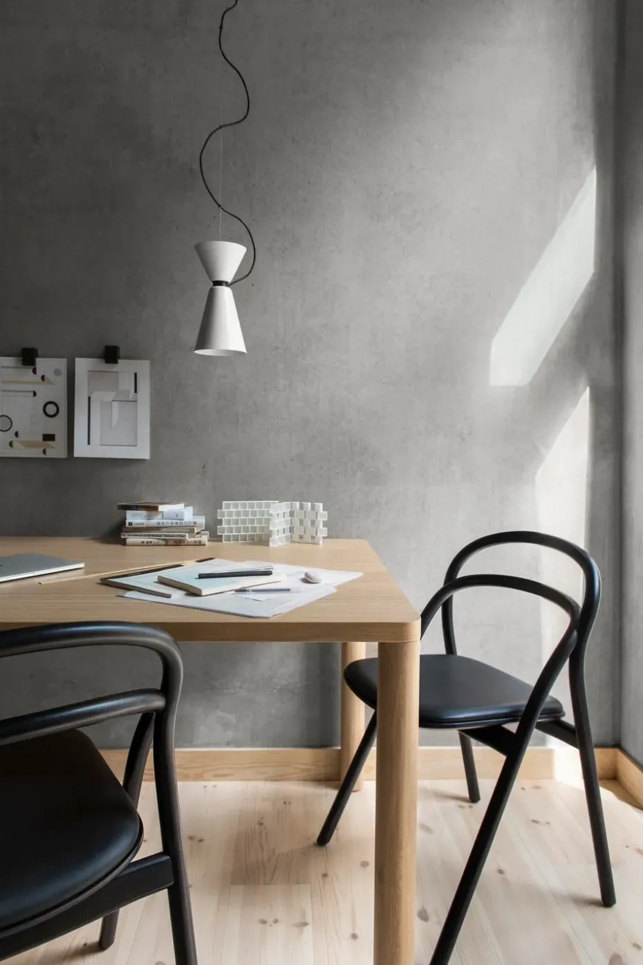 Mesa de comedor Log 90x180 cm, Roble