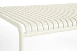 Mesa de comedor Palissade 220x90 cm, Blanco crema