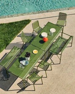 Mesa de comedor Palissade 170x90 cm, Olive green