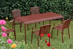 Mesa de comedor Palissade 170x90 cm, Iron red