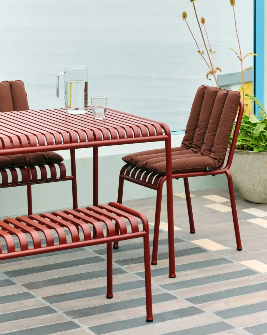 Mesa de comedor Palissade 170x90 cm, Iron red