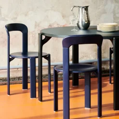 Mesa de comedor Rey Ø128 cm, dorado
