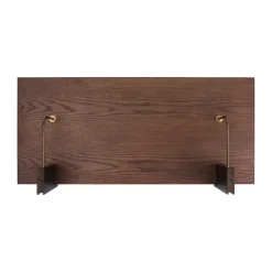Mesa escritorio Corbel 100x45cm, Dark stained oak