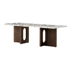 Mesa lounge Androgyne, Dark st. oak-Calacatta viola