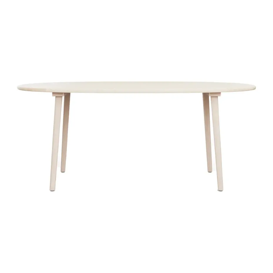 Mesa Miss Tailor, Abedul claro laca mate, 180x90 cm