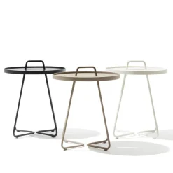 Mesa On the move Ø37 cm, White