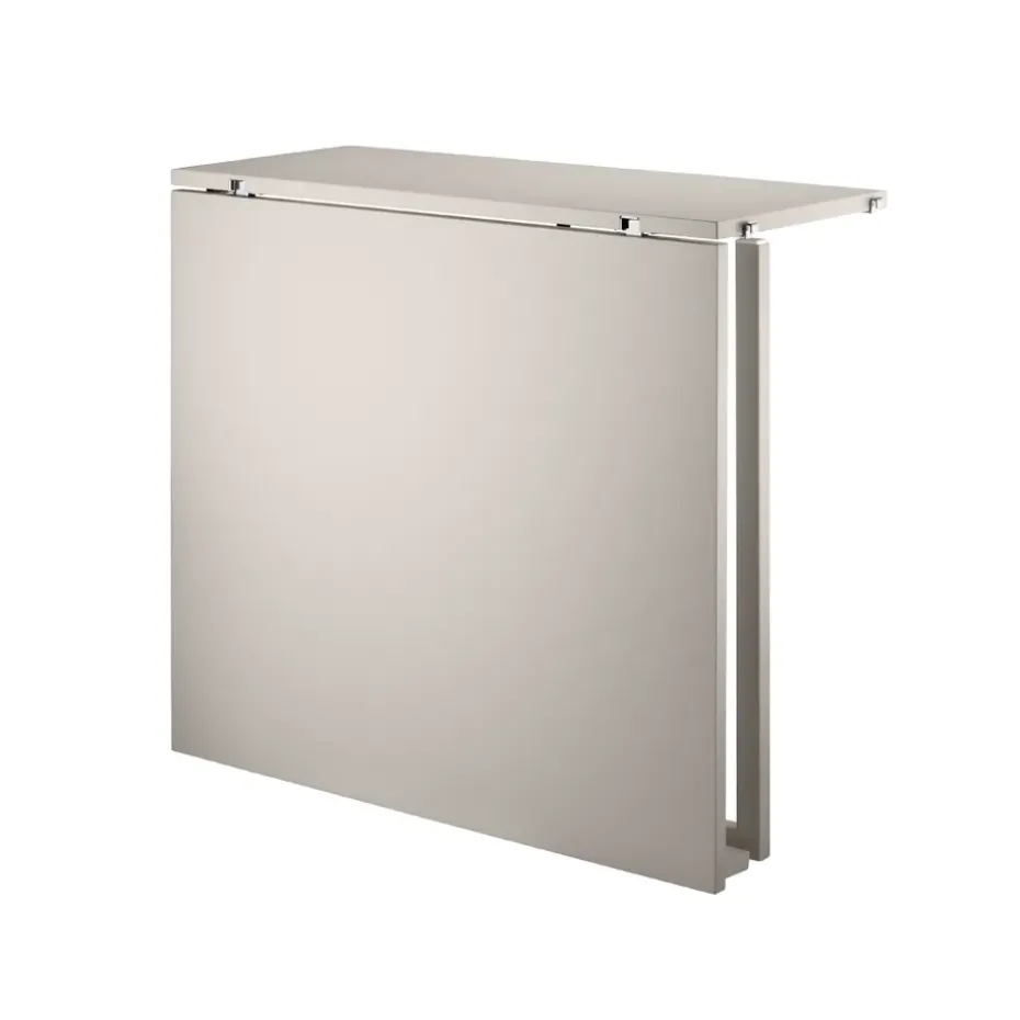 Mesa plegable String, Beige-patas de metal beige