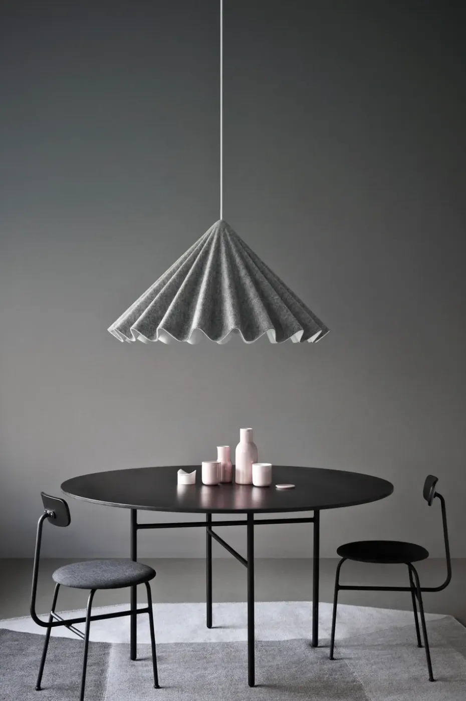 Mesa Snaregade redonda, Negro, Ø120 cm