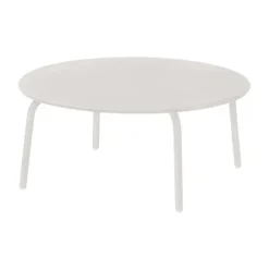 Mesa YUA lounge Ø80 cm, Silk grey