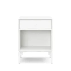 Mesilla de noche Dream, New white 101 cajón-patas snow
