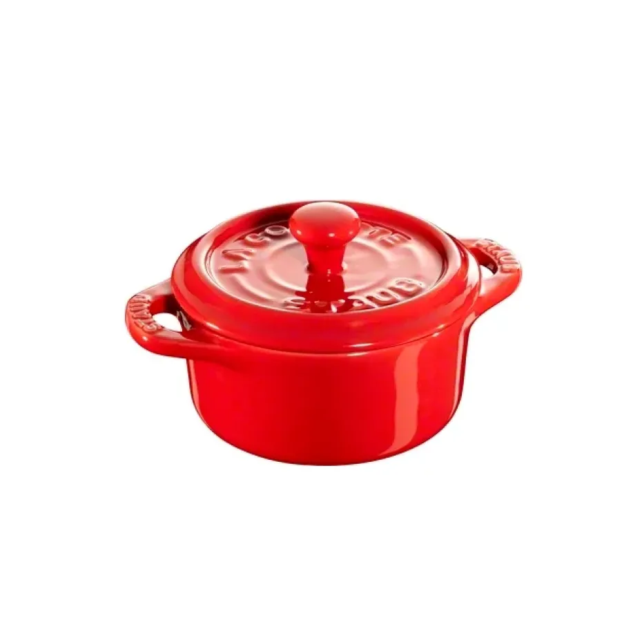Miniolla Staub redonda 0,2 l, rojo