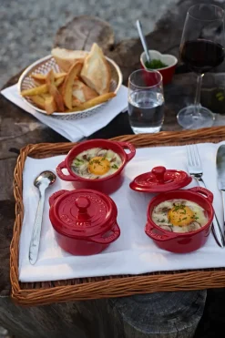 Miniolla Staub redonda 0,2 l, rojo