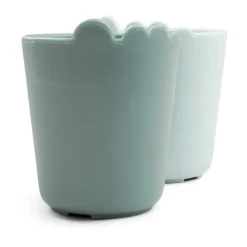 Minivasos Croco kiddish 10 cl, 2-pack, Blue