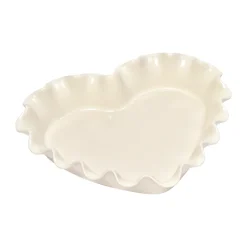 Molde cerámico corazón Emile Henry 1,5 L, Cream