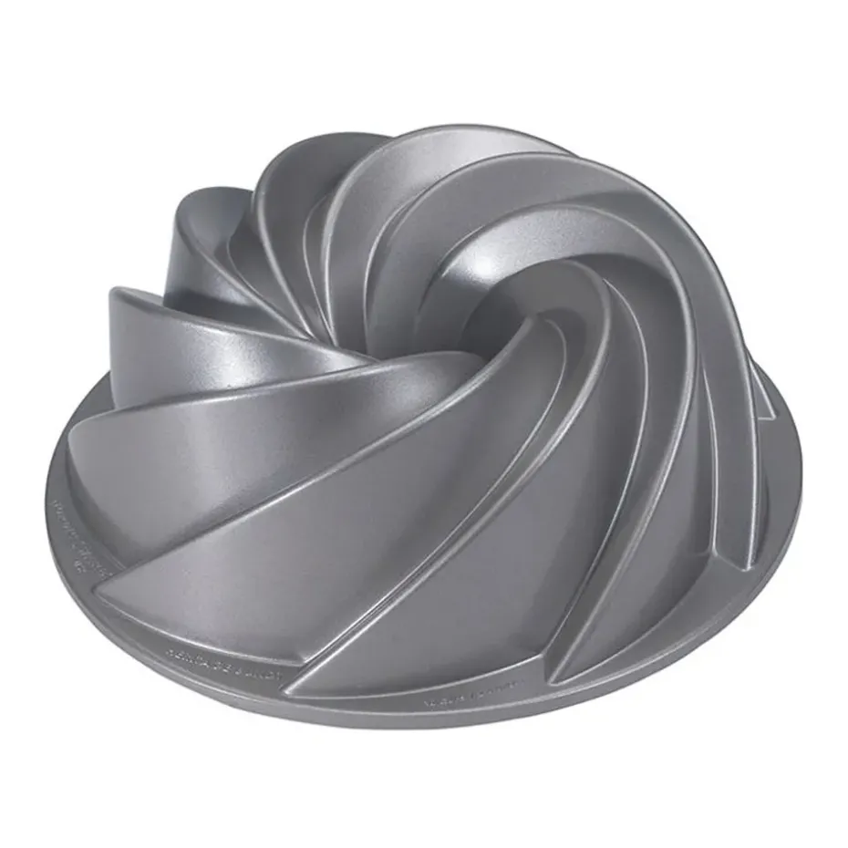 Molde de horno Nordic Ware heritage bundt plata, 2,4 L