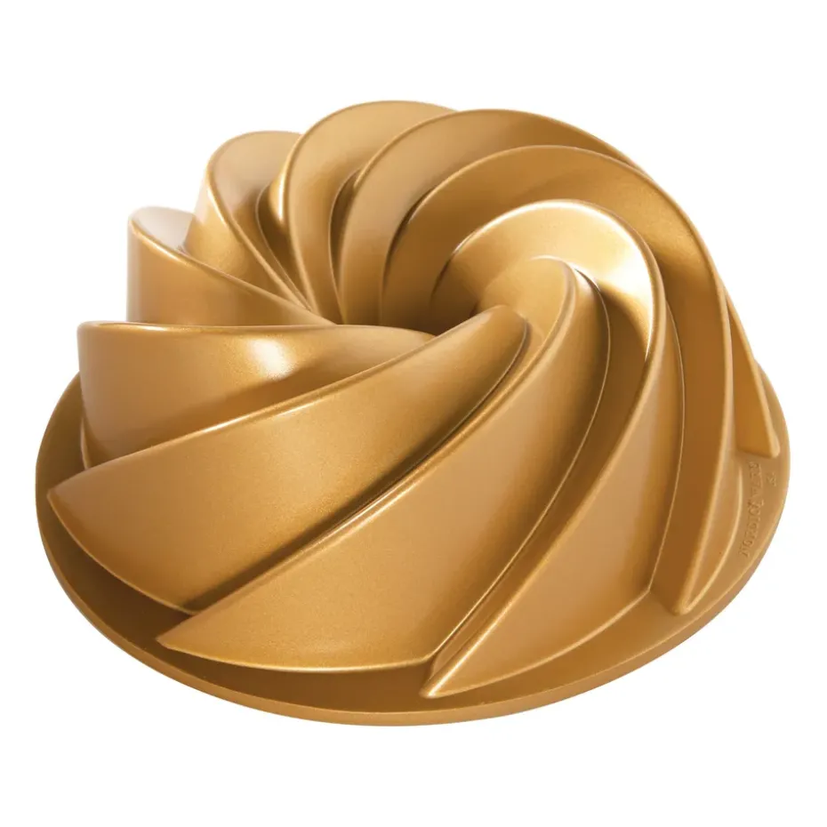 Molde de horno Nordic Ware heritage bundt oro, 2,4 L