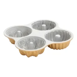 Molde de horno Nordic Ware bundt quartet, 2,1 L