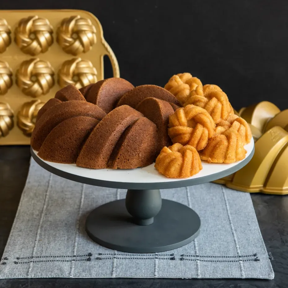 Molde de horno Nordic Ware 75th anniversary braided bundt, 0,72 L mini
