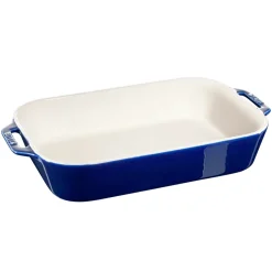 Molde de horno Staub rectangular 34 x 24 cm, azul