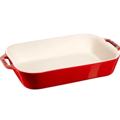 Molde de horno Staub rectangular 34 x 24 cm, rojo