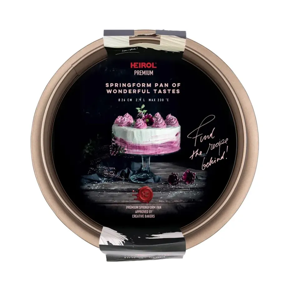 Molde desmontable Heirol color champagne, Ø26 cm