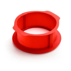 Molde desmontable Lékué para charlotte con base 18 cm, Rojo