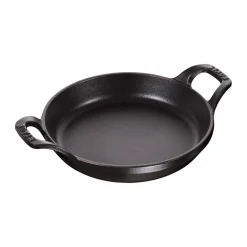 Molde para horno de hierro fundido Staub redondo Ø12 cm, Negro