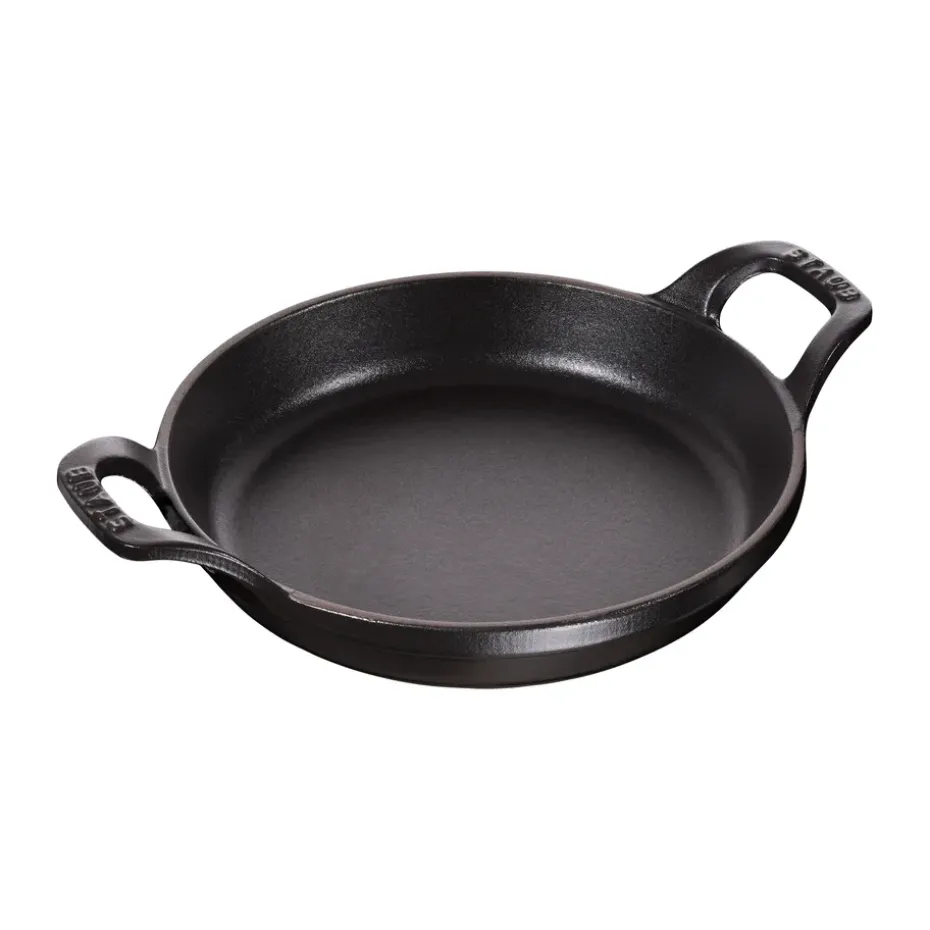 Molde para horno de hierro fundido Staub redondo Ø12 cm, Negro