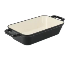 Molde para horno de hierro fundido Nordwik, 25x15 cm, Negro